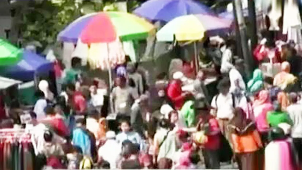 Pasar Tanah Abang Ramai