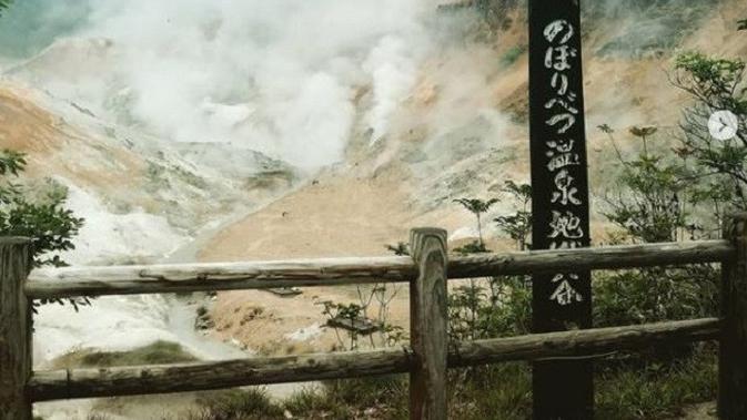 Noboribestu Onsen menempati posisi ketiga sebagai pemandian air panas di Jepang selama 2020 (dok.instagram/@mmshowj/https://www.instagram.com/p/CIkzZq8lVwY/Komarudin)