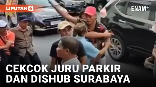 VIDEO: Surabaya Terapkan Bayar Parkir Pakai Qris, Dishub dan Juru Parkir Cekcok