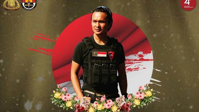 Polisi yang disandera hingga tewas di Papua, Briptu Hedar. (Instagram @divisihumaspolri)