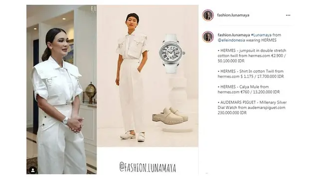 6 Outfit Luna Maya Ini Ditaksir Capai Miliaran Rupiah, Stylish Banget