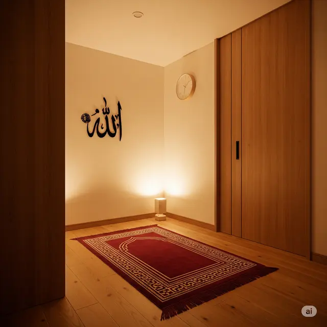 17 Desain Ruang Sholat dalam Rumah Sederhana yang Nyaman dan Fungsional