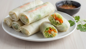 Lumpia Sayur Kukus/ Ilustrasi gambar oleh AI