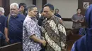 Terdakwa korupsi pembangunan gedung IPDN Budi Rachmat Kuniawan usai sidang putusan di Pengadilan Tipikor, Jakarta, Jumat (26/7/2019). Budi terbukti bersalah melakukan korupsi proyek pembangunan kampus IPDN di Kabupaten Agam, dan Kabupaten Rokan Hilir, Riau. (Liputan6.com/Helmi Fithriansyah)