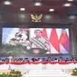 Presiden Jokowi menyampaikan pesan melalui tayangan video pada Perayaan Dies Natalis ke-67 Institut Pemerintahan Dalam Negeri (IPDN) di Kampus Jatinangor, Sumedang, Jawa Barat, Jumat (17/3/2023). (Ist)