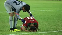 Timnas Indonesia U-19 gagal ke final Piala AFF U-19. (Aditya Wany)