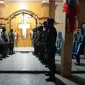 Pengamanan ibadah malam Natal di wilayah perbatasan RI-Filipina pada, Jumat (24/12/2021).