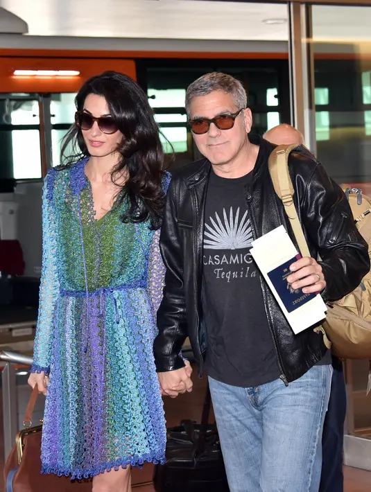 George Clooney dan istrinya yang merupakan seorang pengacara ini telah menikah selama dua tahun. Pasangan ini menikah dalam upacara mewah di Venice, Italia pada September 2014. (AFP/Bintang.com)