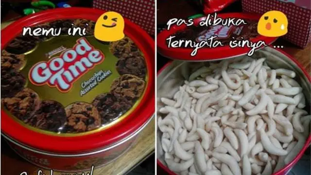 Kena Prank, Ini 7 Potret Isi Kaleng Kue Lebaran yang Bikin Kesal