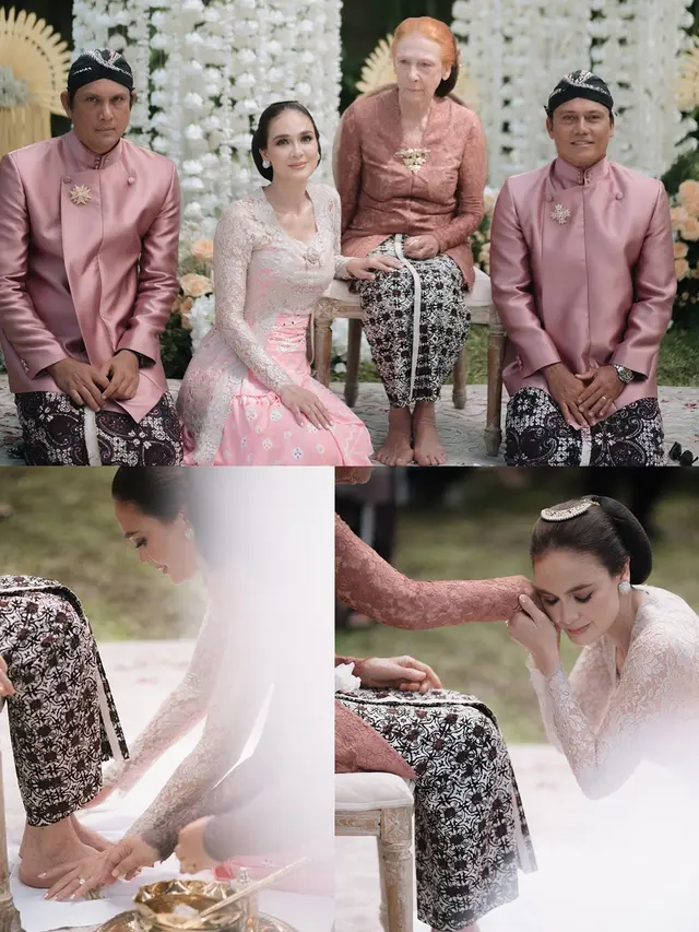 Gaya Cantik Luna Maya saat Prosesi Siraman/via Instagram Luna Maya