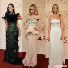 Intip pesona cantik dan awet muda Demi Moore, Nicole Kidman, dan Gwyneth Paltrow di Oscar 2026 (Photo by Frederic J. Brown / AFP)