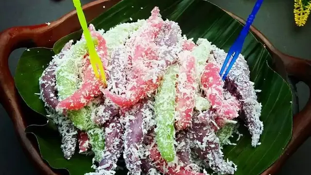 Sepiring cenil lembut dan kenyal