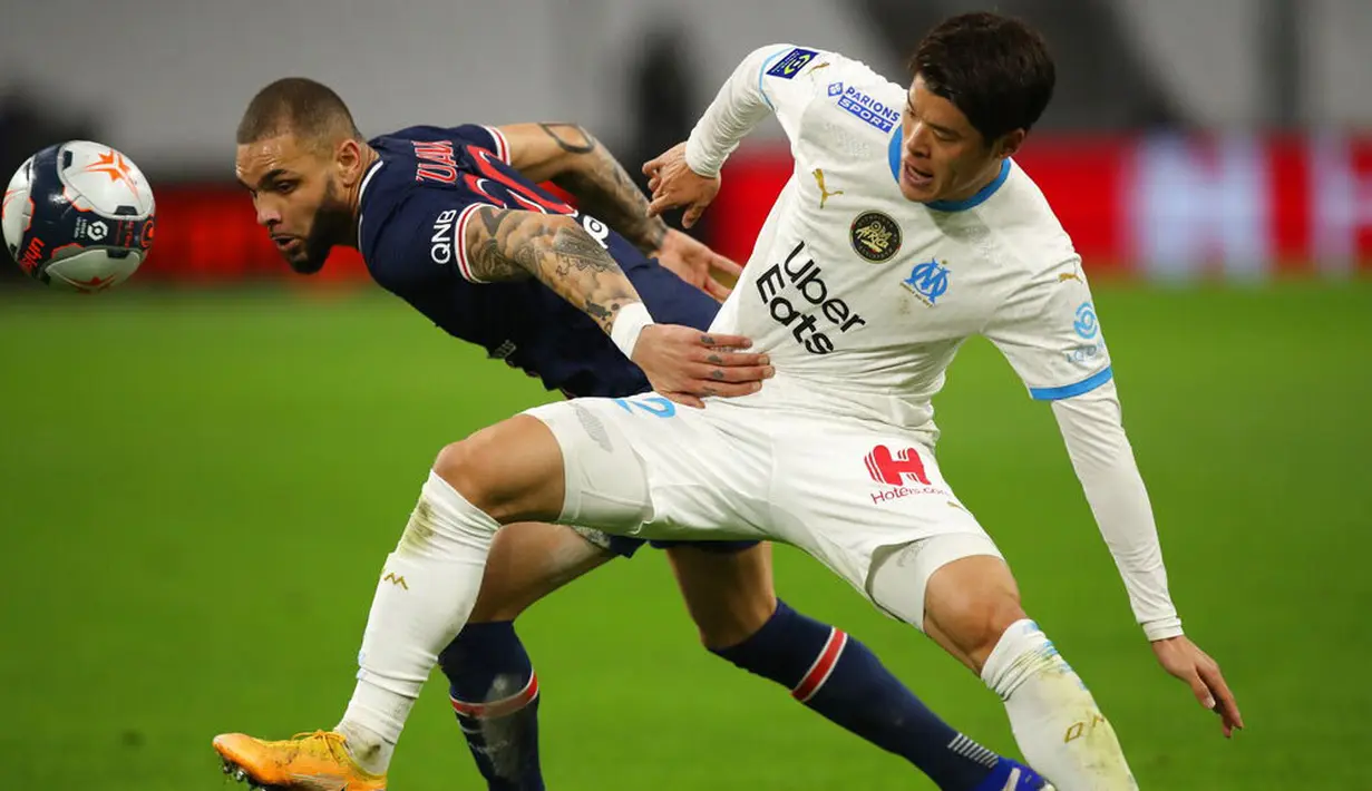 PSG menang dua gol tanpa balas atas tuan rumah. (AP Photo/Daniel Cole)