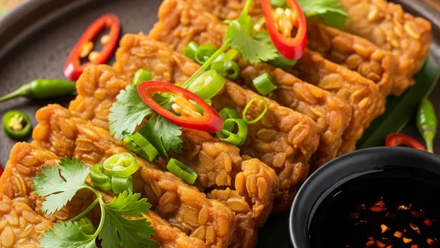 Resep Tempe Goreng (Ilustrasi AI)