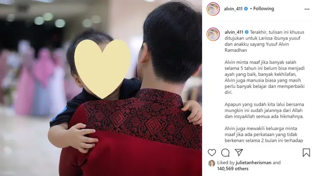 Alvin Faiz (Foto: Instagram/@alvin_411)