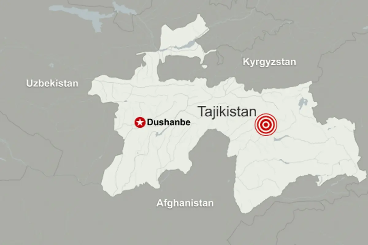 Gempa 7.2 SR Guncang Tajikistan