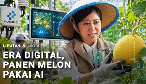 Era Digital, Panen Melon Pakai AI