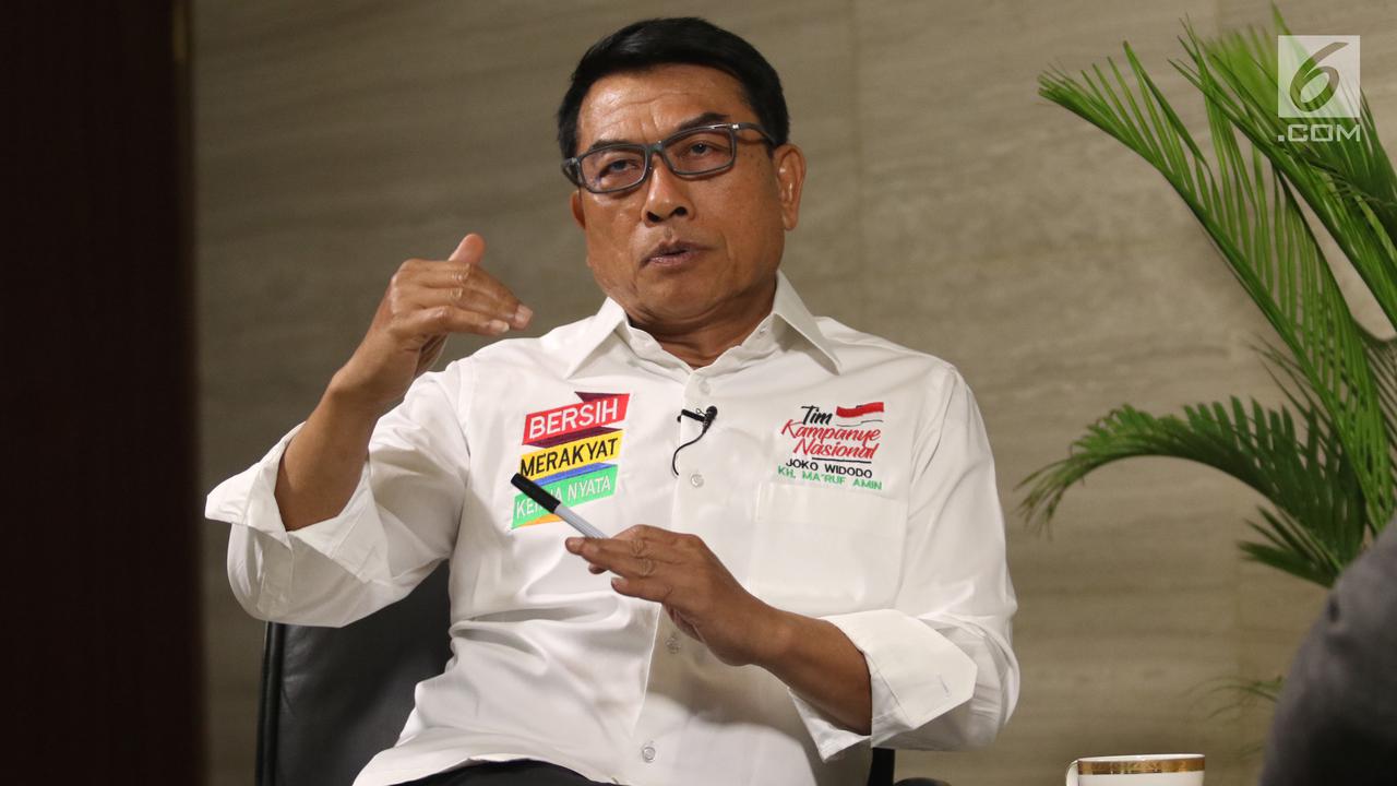 Wakil Ketua Tim Kampanye Nasional (TKN) Jokowi-Ma'ruf, Moeldoko