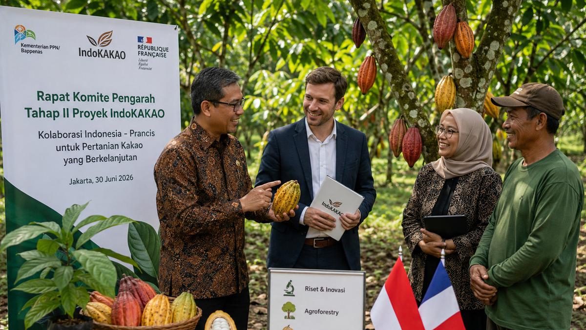 Indonesia dan Prancis Perkuat Strategi Pengembangan Kakao Berkelanjutan