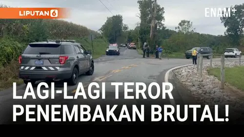 VIDEO: Teror Penembakan, Tiga Polisi Amerika Tewas Mengenaskan