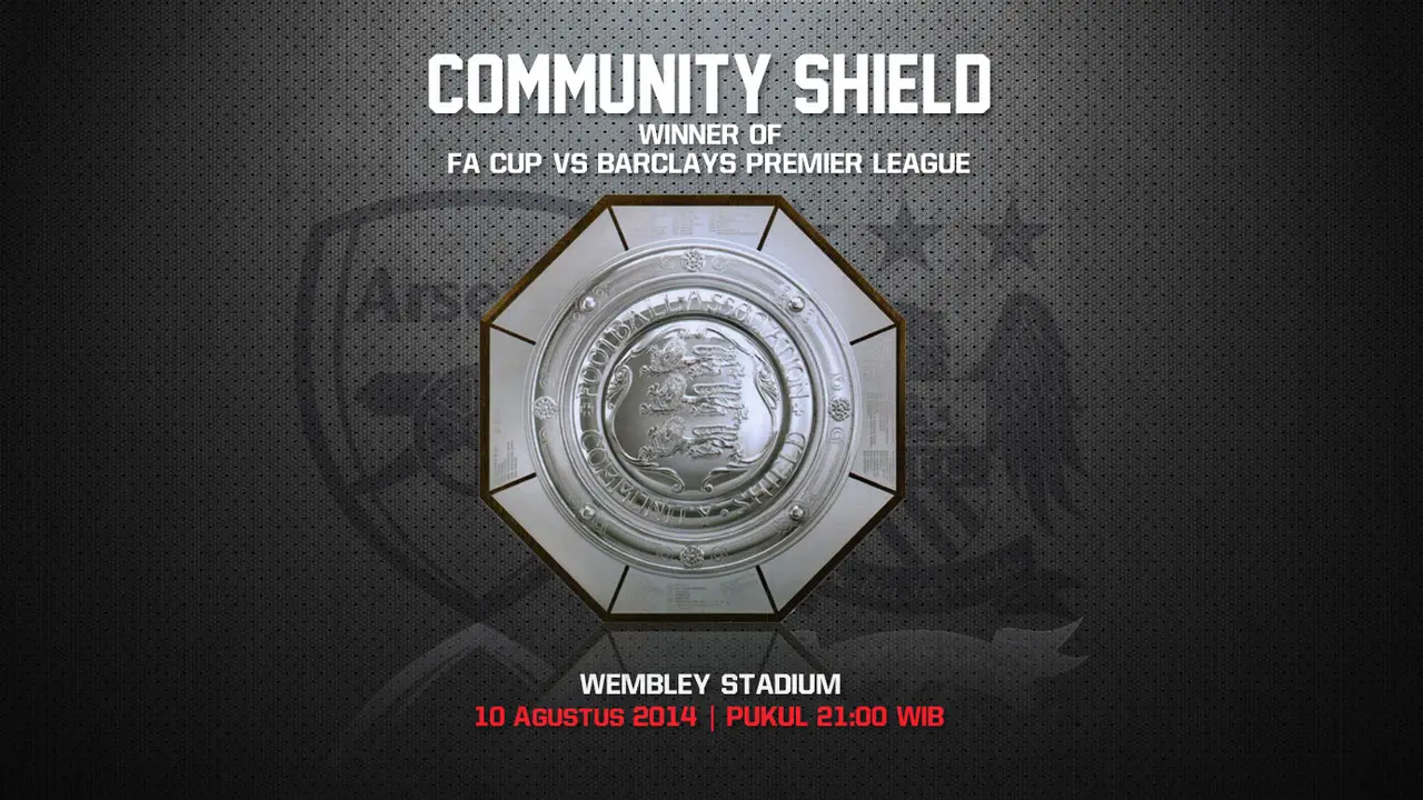 Community Shield, Arsenal vs Manchester City (Liputan6.com/Yoshiro)