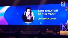 Setelah mendapat dua penghargaan di bidang berbeda, Chandra Liow dinobatkan menjadi best creator di XYZ Day 2018.
