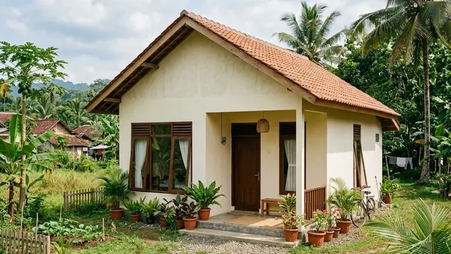 Rumah Minimalis Tropis Tipe 36