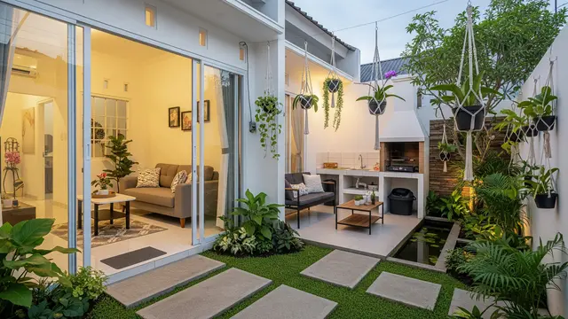 Trik Mendesain Rumah Kecil agar Tetap Punya Ruang Hijau di Belakang