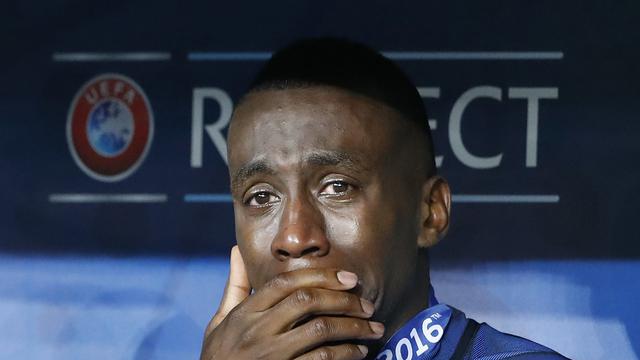 Ekspresi gelandang Prancis  Blaise Matuidi usai kekalahan dari Portugal (Reuters)