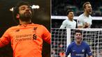 Berikut ini top scorer sementara Premier League musim 2017/2018 hingga pekan ke-15. Posisi teratas masih dipimpin gelandang Liverpool, Mohamed Salah. (Kolase foto-foto dari AFP)