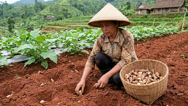 Cara menanam ubi yakon
