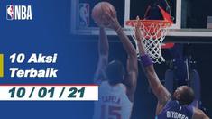 Berita video 10 aksi terbaik NBA 10 Januari 2021, salah satunya aksi slam dunk keren dari Caleb Martin