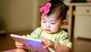 Paparan Layar Gawai Terlalu Dini Bikin Anak Lebih Berisiko Alami Gangguan Cemas alias Anxiety di Kemudian Hari. Foto dibuat oleh AI.