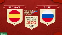 Piala Dunia 2018 Spanyol Vs Rusia (Bola.com/Adreanus Titus)
