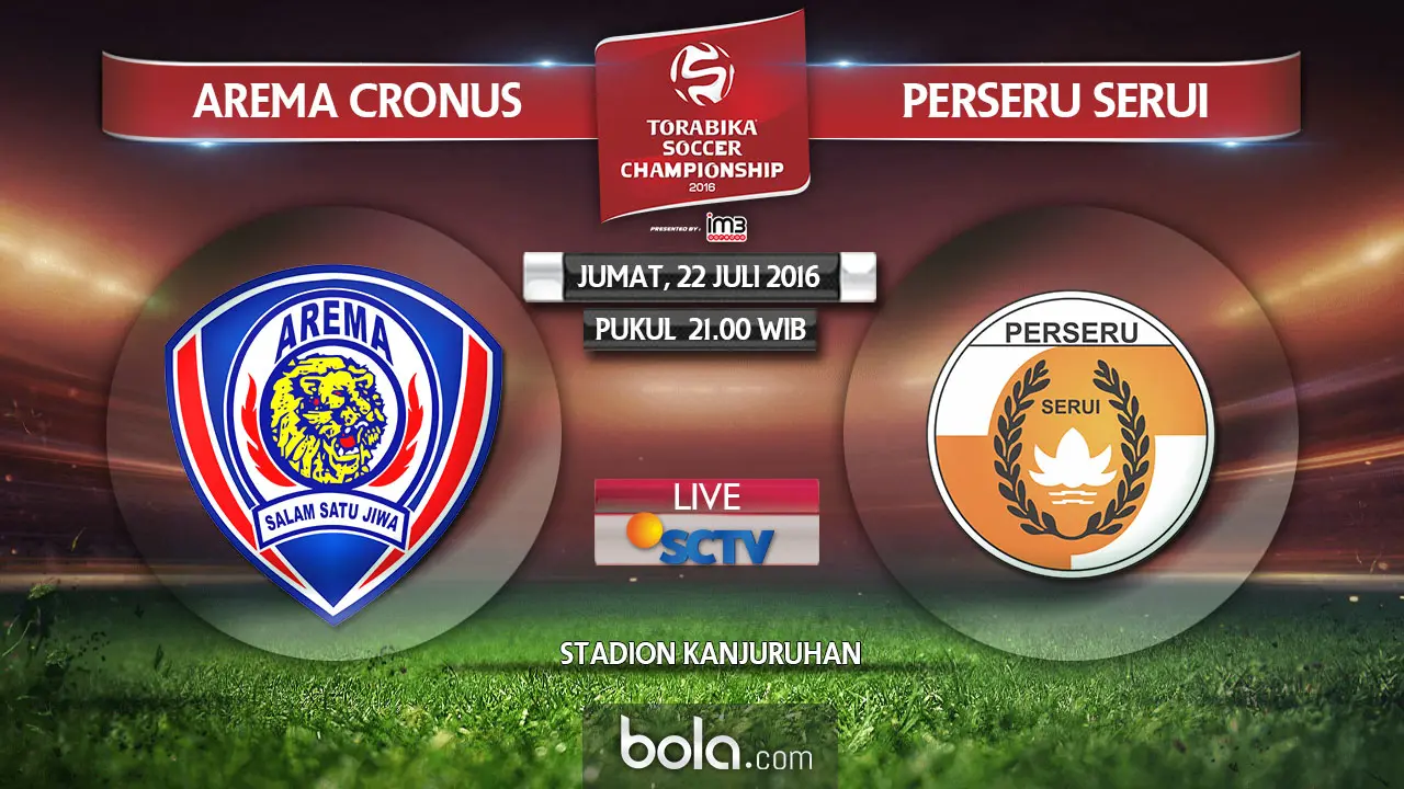 Arema Cronus vs Perseru Serui