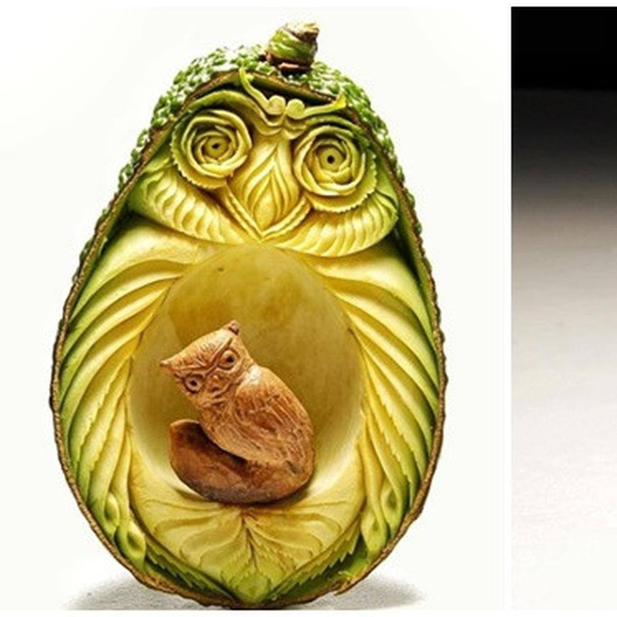 6 Karya Seni Menakjubkan Ini Dibuat Dari Alpukat Imajinatif Tingkat Tinggi Hot Liputan6 Com