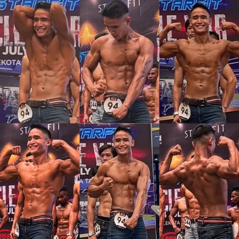 Vitto Andhika Putra Berjaya di Muscle War 2022