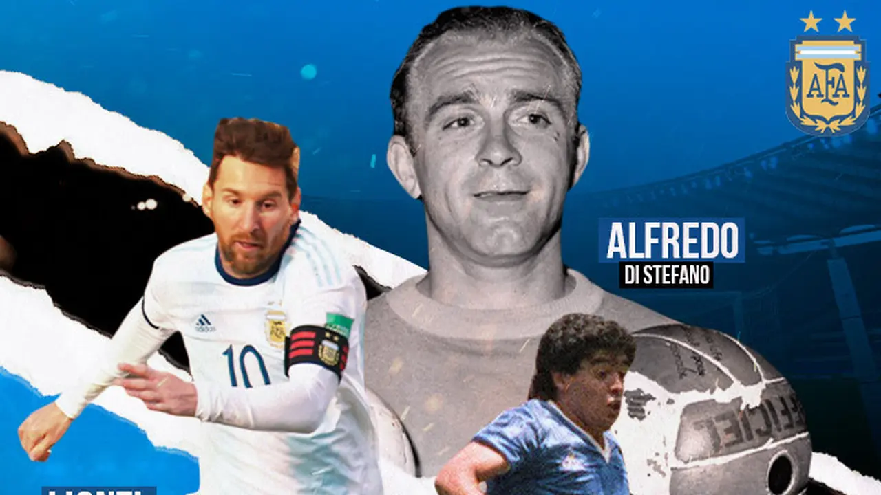 GOAT of Argentina: Lionel Messi, Maradona, Alfredo Di Stefano