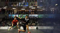 Atlet Squash India, Saurav Ghosal, menjadikan Asian Games 2018 sebagai kesempatan terakhir untuk meraih medali emas. (AFP/Arun Sankar)