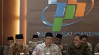 Menteri Agama Lukman Hakim Saifuddin di Kantor BPS, Jakarta. Dok Kemenag