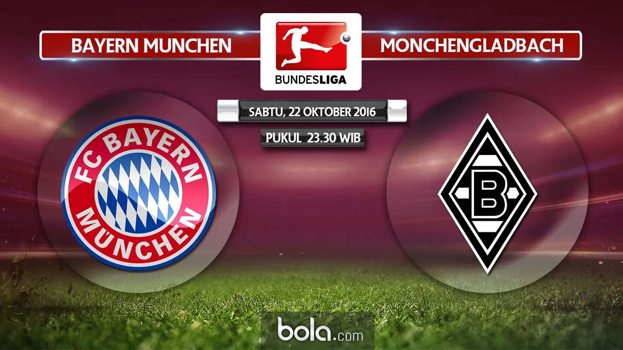 Bayern Munchen vs Borussia Monchengladbach