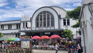 Stasiun Jakarta Kota. (Liputan6.com/Dhesi Kusuma)