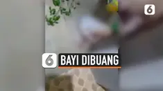 TERBUNGKUS PLASTIK, BAYI BARU LAHIR DIBUANG KE MASJID