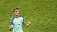 Kapten Portugal, Cristiano Ronaldo jadi bintang kemenangan saat kalahkan Wales (Reuters)
