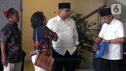 Ini menjadi pemeriksaan kedua Yaqut Cholil Qoumas sebagai saksi terkait dengan kasus dugaan korupsi kuota haji khusus 2024. (Liputan6.com/Helmi Fithriansyah)