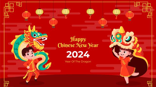 Ilustrasi Imlek 2024