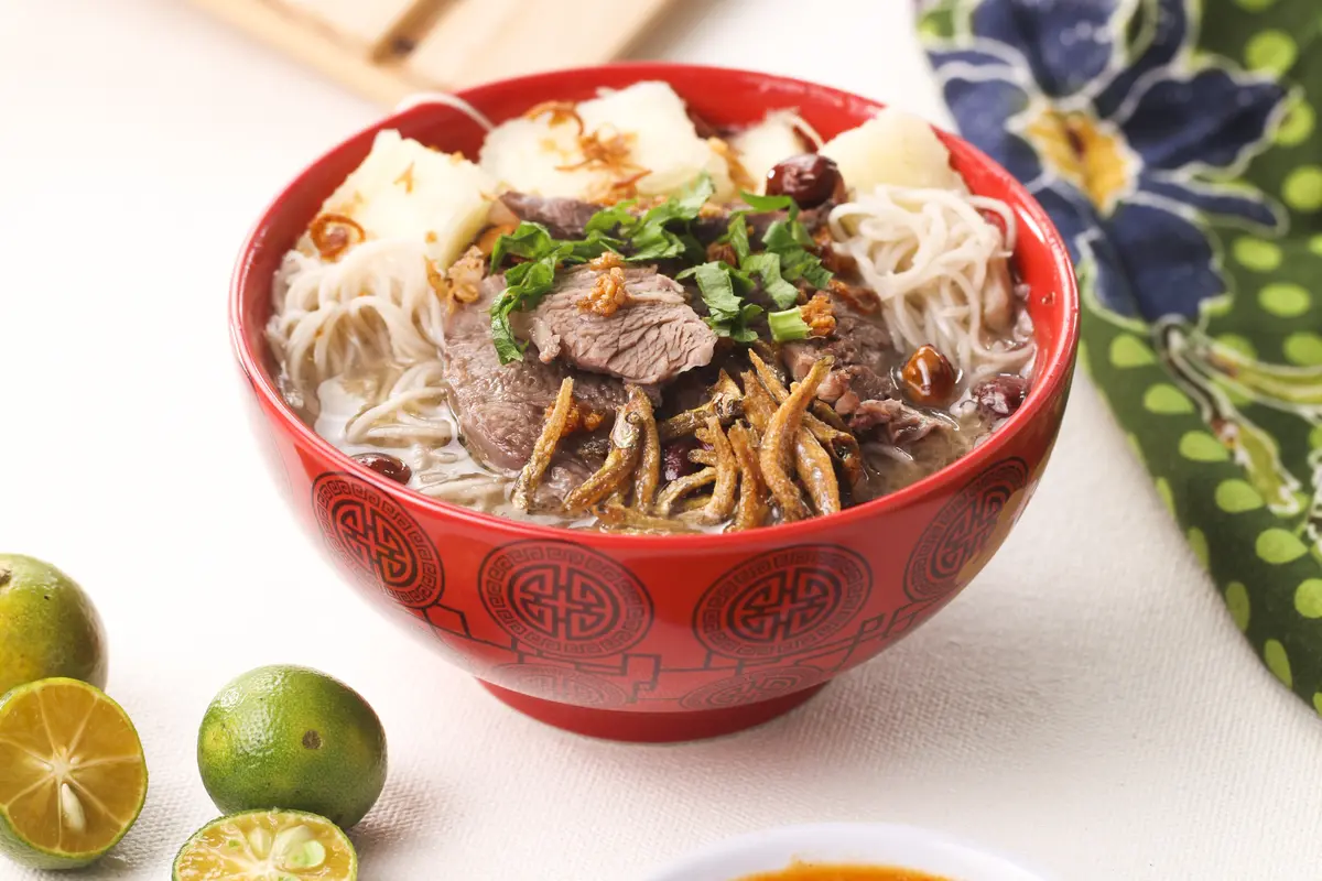 Sop Singkong Kuah Sapi