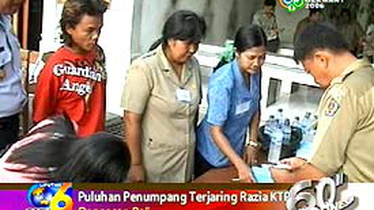 Puluhan Penumpang Terjaring Razia KTP