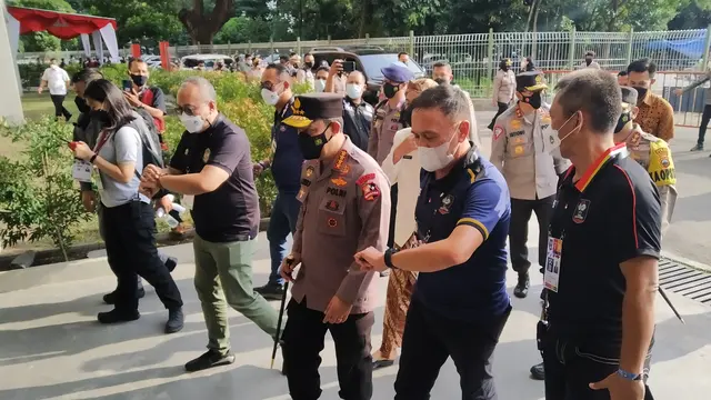 Kunjungan Kapolri ke Stadion Manahan, Piala Menpora 2021
