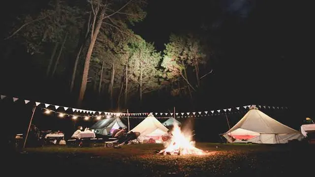 Glamping di Gunung Pancar, Bogor